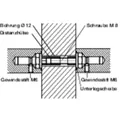 Produktbild von FORMAT - HT-Stoßgriff-Befestigung, Stahl, durchgehend, TS 35-50mm