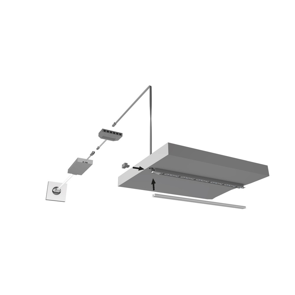 FORMAT Möbel-Einbauprofil,L 3000mm, ChannelLine I, schwarz, Abd. opal Produktbild img4 L