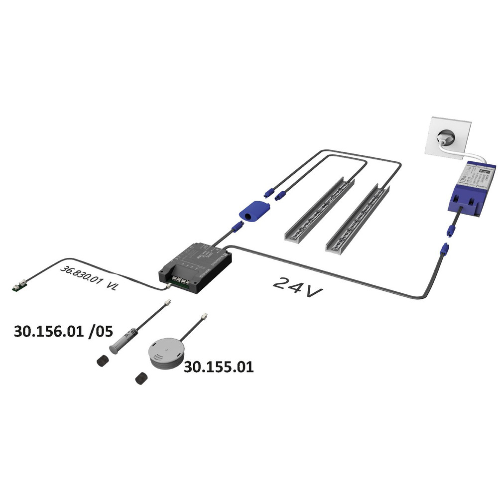 FORMAT Schaltsystem-IR-Sensor, MultiSwitch2,Ø 12mm, Infrarotsensor Produktbild img5 L