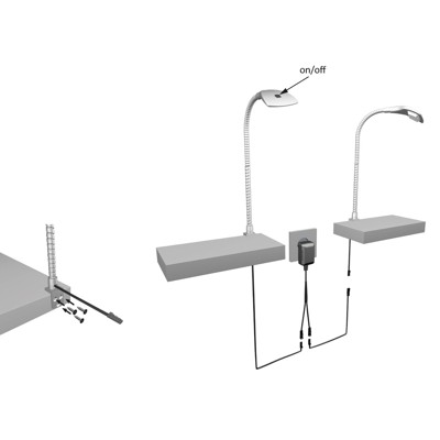 Produktbild von FORMAT - Anbau-LED-Leseleuchte, SwanLite, neutralweiß