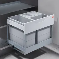 Produktbild von Hailo - Einbauabfallsammler, Raumspar-Tandem-S-Plus, 3644831,KB 600, 29l, KF, h