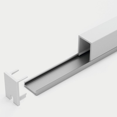 Produktbild von FORMAT - Möbelkanten-Einbauprofil,L 300mm, ChannelLine A, silberfarbig, Abd. op