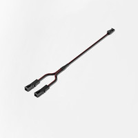 FORMAT LED-Verteiler, 2-fach, M1, schwarz,Länge 450mm, max. 36W, 12 Volt DC Produktbild
