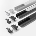 FORMAT Möbelkanten-Einbauprofil,L 3000mm, ChannelLine B, schwarz, Abd. opal Produktbild img1 S