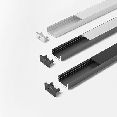 Produktbild von FORMAT - Möbel-Einbauprofil,L 2000mm, ChannelLine D, schwarz, Abd. opal