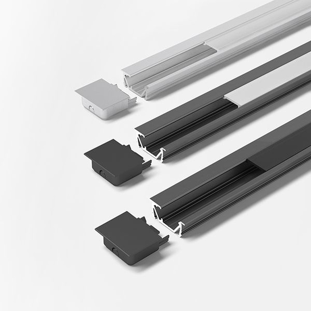 FORMAT Möbel-Einbauprofil,L 3000mm, ChannelLine G2, silberfarbig, Abd. opal Produktbild img1 L