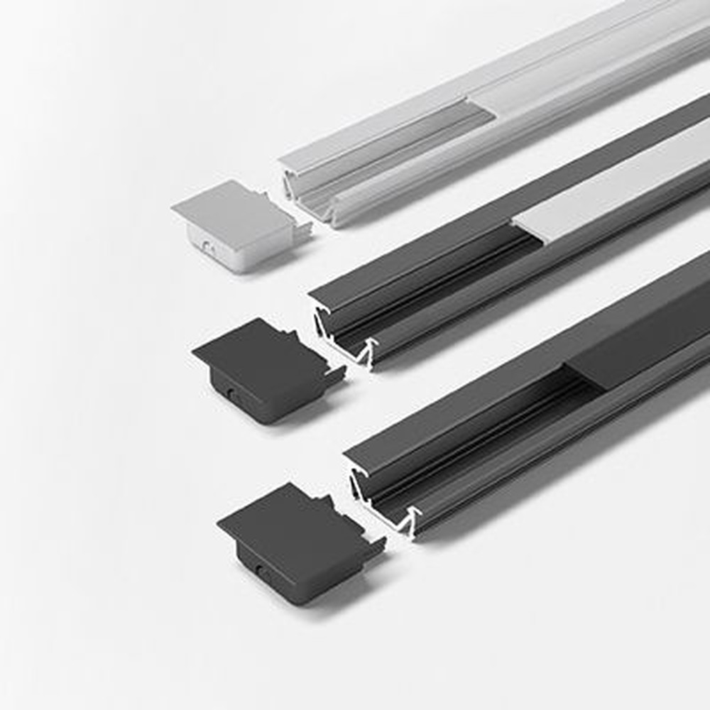 FORMAT Möbel-Einbauprofil,L 3000mm, ChannelLine G2, silberfarbig, Abd. opal Produktbild img3 L
