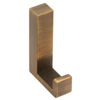 Produktbild von FORMAT - Wand-Haken,Kim,Einfachhaken,B15mm,H40mm,messing schwarz gebürstet