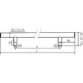 Produktbild von FORMAT - MB-Stangengriff, Puck,Ø12x128mm,H33mm, edelstahl, matt