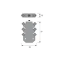 HALEMEIER LED-Verteiler, 6-fach,Länge 77mm, 192W, 24 Volt DC Produktbild img6 S
