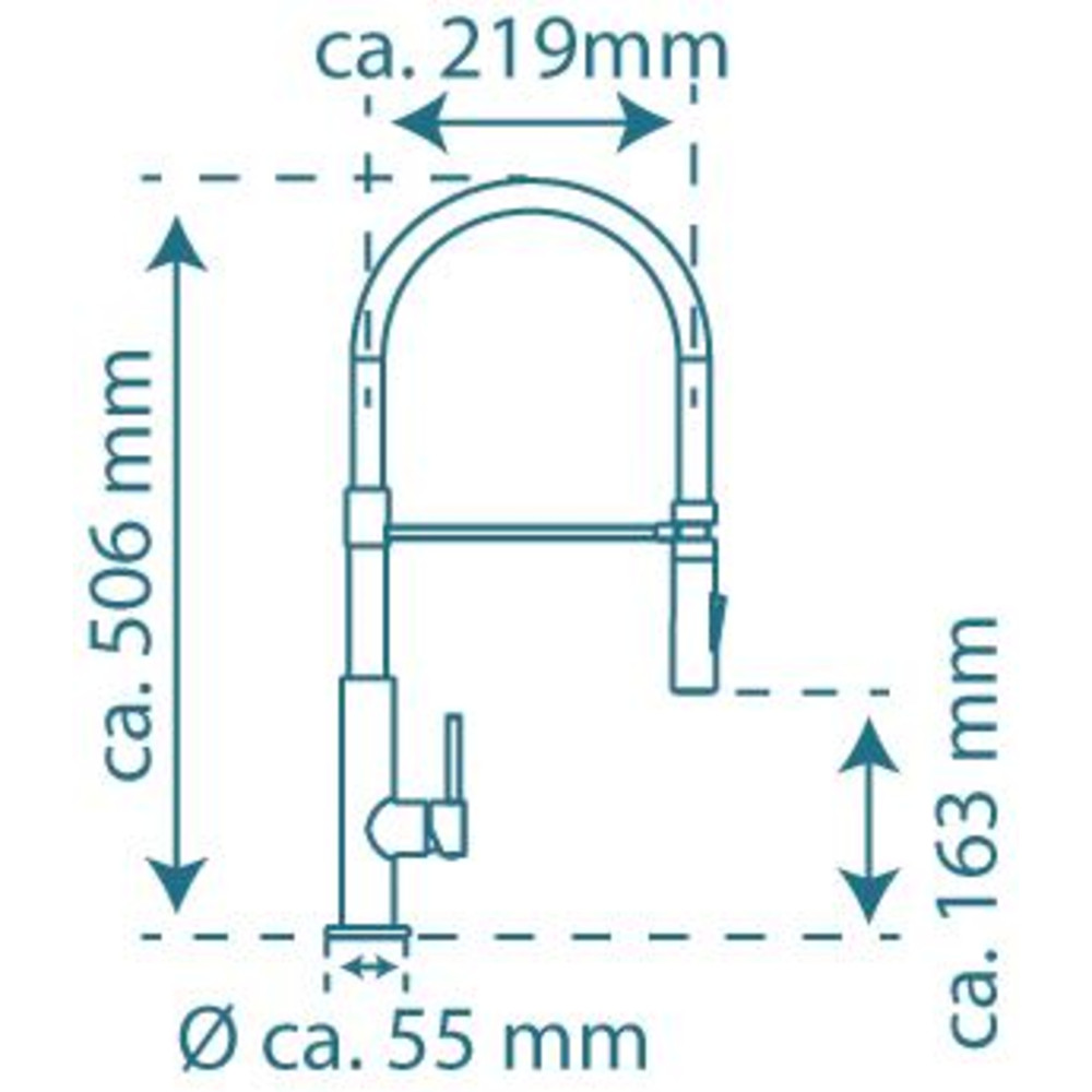 FORMAT STILO Spültischarmatur mit Soft-touch-Schlauch Produktbild img4 L