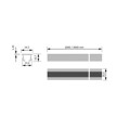 Produktbild von FORMAT - Möbelkanten-Einbauprofil,L 2000mm, ChannelLine L, opal