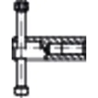 DIN 6307 5 brüniert Knebelmuttern mit losem Knebel, Standard Produktbild