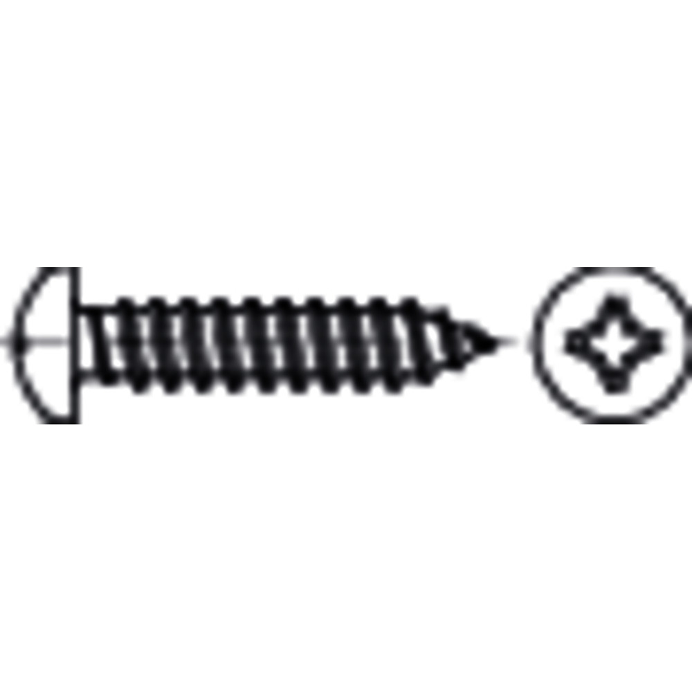 E-NORMpro Blechschraube DIN 7981 (Form C), Kreuzschlitz H (Phillips), galvanisch verzinkt, Linsenkopf, Kleinpakete Produktbild img1 L