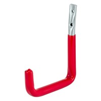 Produktbild von Vormann - Wandhaken/Deckenhaken Stahl verzinkt, 302 x 250 x 91mm, rot gummiert,