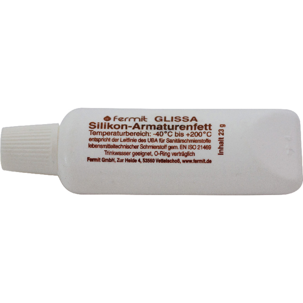 fermit Glissa Silikon-Armaturenfett 60 g Tube Produktbild img1 L