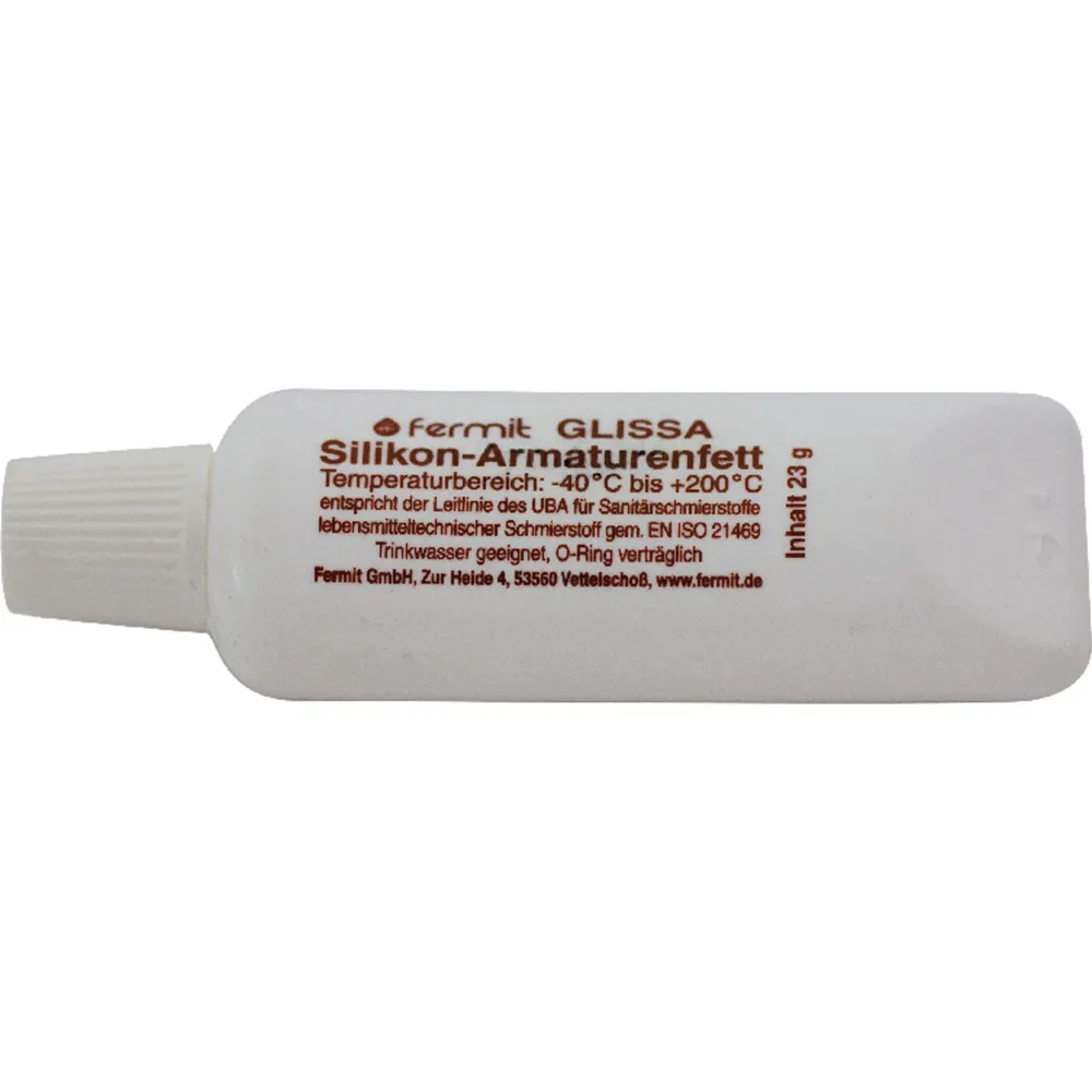 fermit Glissa Silikon-Armaturenfett 60 g Tube Produktbild img1 L