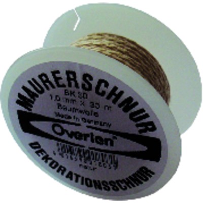 Produktbild von OVERMANN - Baumwollkordel 1.0mm 30m weiß