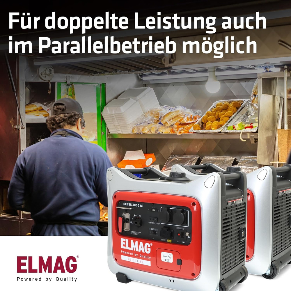 ELMAG Inverter-Stromerzeuger SEBSS 3000Wi Produktbild img5 L