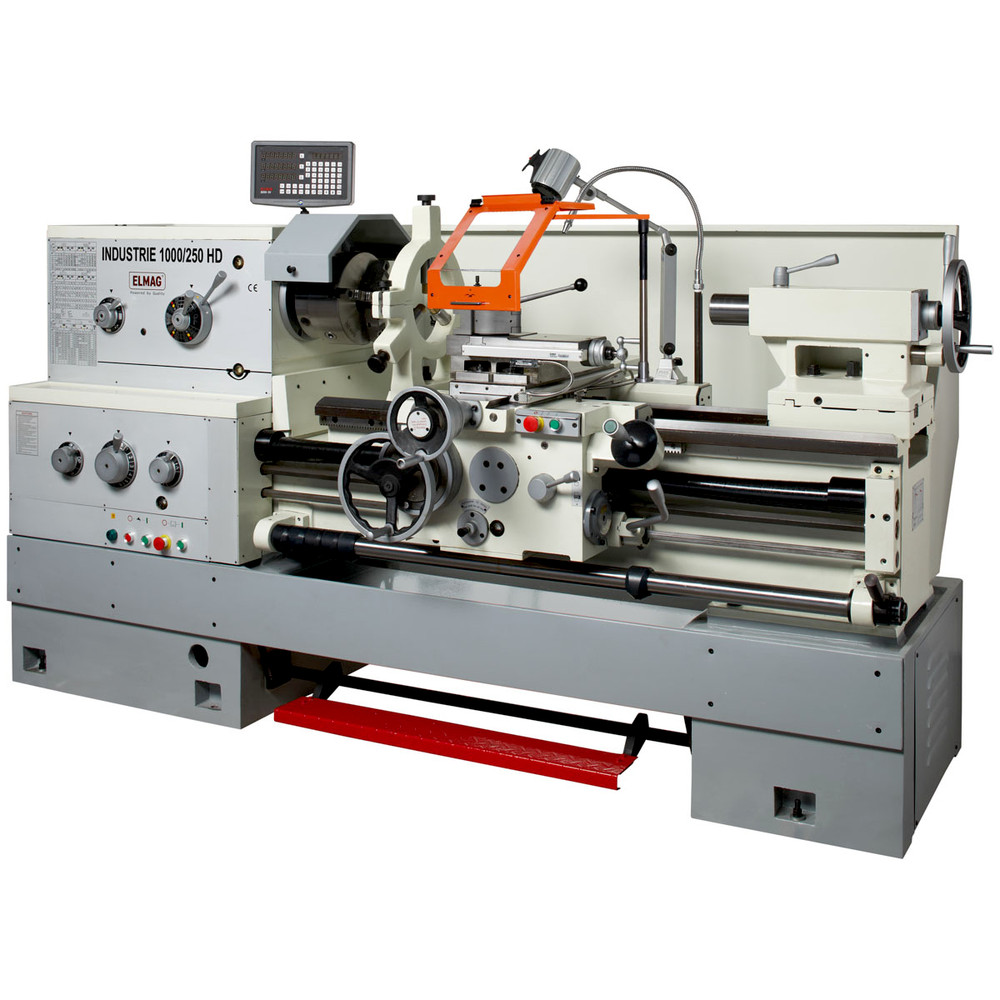 ELMAG Universal-Drehmaschine INDUSTRIE 1000/250 HD, betriebsbereit Produktbild img1 L