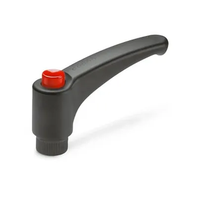 Produktbild von Ganter Norm® - Verstellbare Klemmhebel, Kunststoff, Gewindebuchse Messing, mit 