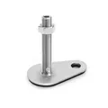 Produktbild von Ganter Norm® - Stellfüße, Edelstahl, mit Befestigungslasche, Tropfenform (43-80