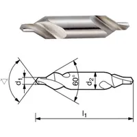 Produktbild von ELMAG - Zentrierbohrer DIN 333 Form A, ø1,6mm, Schaft-ø4mm