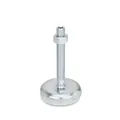 Produktbild von Ganter Norm® - Stellfüße, Stahlblech, mit Gummiauflage (30-80-M16-200-A2-UK)