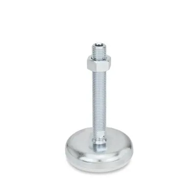 Produktbild von Ganter Norm® - Stellfüße, Stahlblech, mit Gummiauflage (30-80-M16-200-A2-UK)