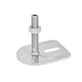 Produktbild von Ganter Norm® - Stellfüße, Edelstahl, mit Befestigungslasche, Rechteckform (43-8