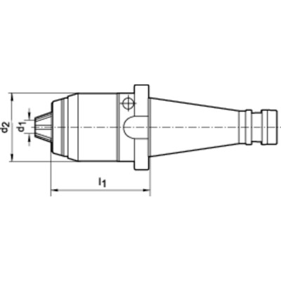 Produktbild von FORMAT - CNC-Kurzbohrfutter DIN 2080 1-16mm SK40