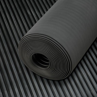 Produktbild von FORTIS - Leistenmatte PRO schwarz 6mm 1,0x10m