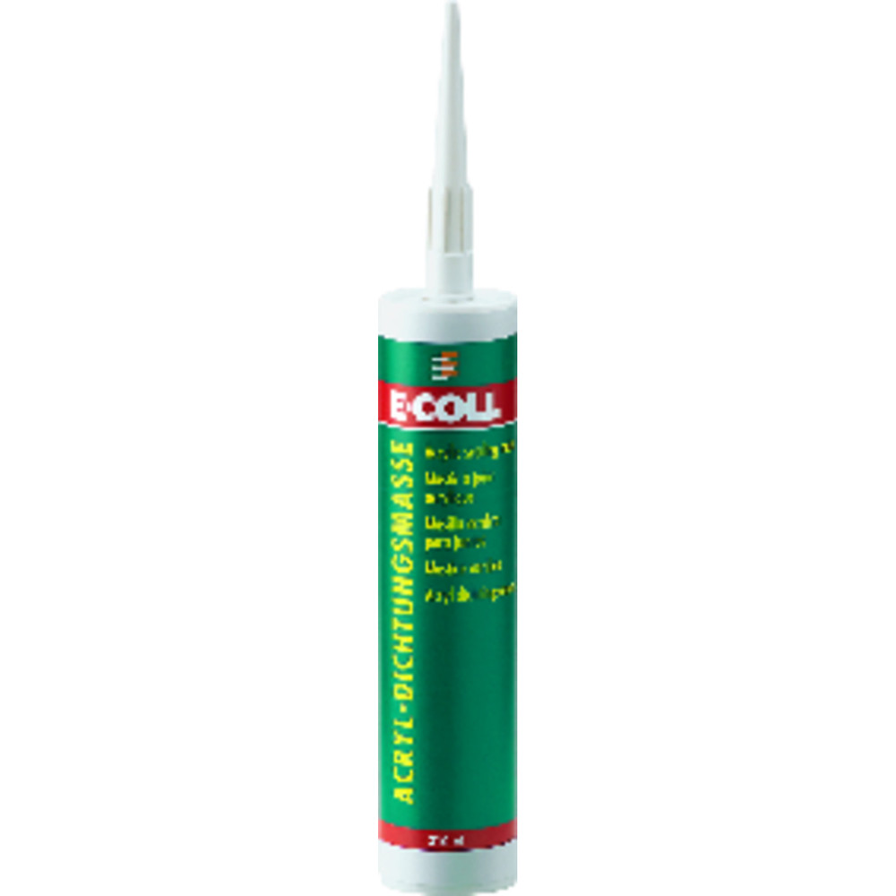 E-COLL Acryl Dichtungsmasse grau einkomponentig, Acryldispersion 310ml Kartusche Produktbild img2 L