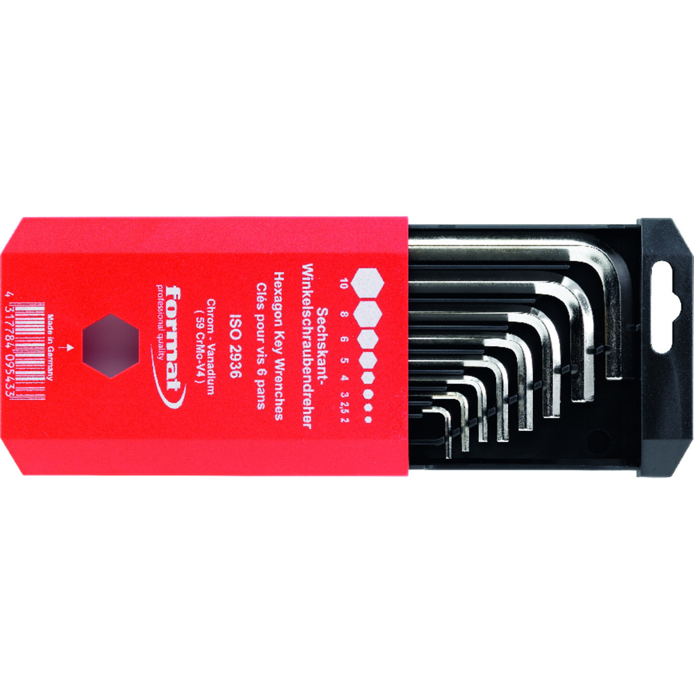 FORMAT Winkelschraubendreher-Satz DIN 911 2-10mm Produktbild img1 L