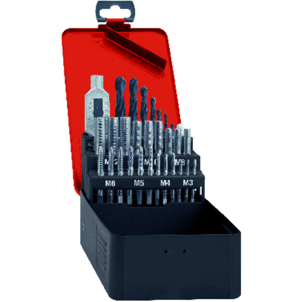 FORMAT Hand-Gewindebohrer-Satz DIN 352 HSS M3-12 Kernbohrer Produktbild img1 L