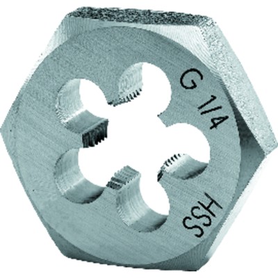 Produktbild von forum® - Schneideisen DIN 382 HSS G 1/4" 6kt.