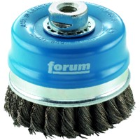 Produktbild von forum® - Topfbürste Stahl.M14 80x0,80mm gezopft