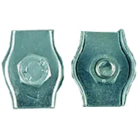 Produktbild von PÖSAMO - Simplexklemme, Stahl, galvanisch verzinkt 4,0 x 20mm M5