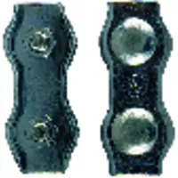 Produktbild von PÖSAMO - Duplexklemme, Stahl, galvanisch verzinkt 6,0 x 60mm M6