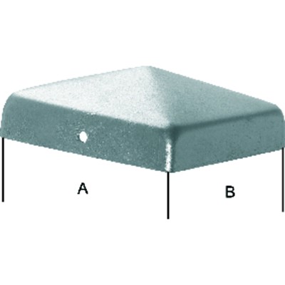 Produktbild von null - Pfostenabdeckung tzn 90 zum nageln