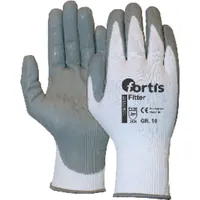 FORTIS Feinstrick-Schutzhandschuh Fitter Foam, weiß/grau Produktbild