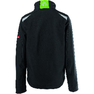 Produktbild von FORTIS AS - Kinder-Softshelljacke, schwarz/hellgrün, Größe 146/152