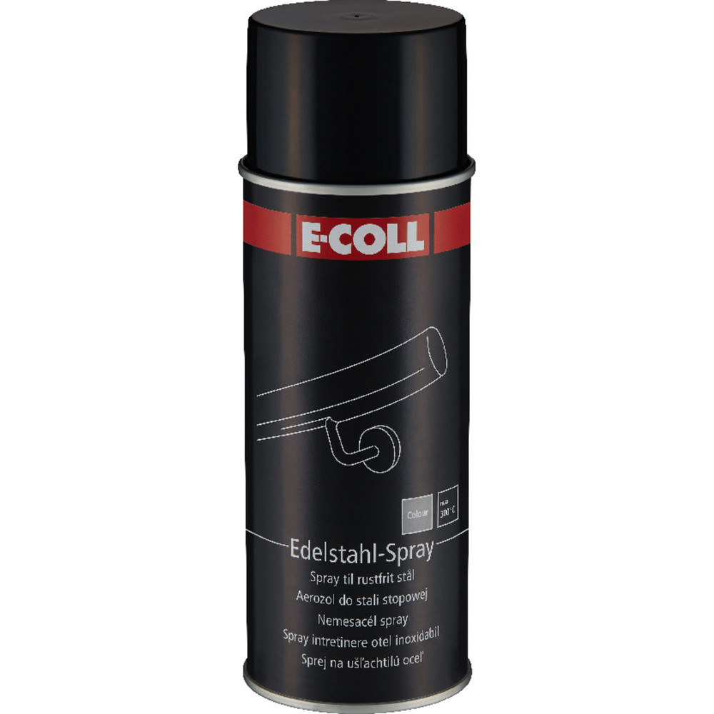E-COLL EE Edelstahl-Spray anthrazit silikonfrei Temperatur bis 300°C 400ml Dose Produktbild img1 L