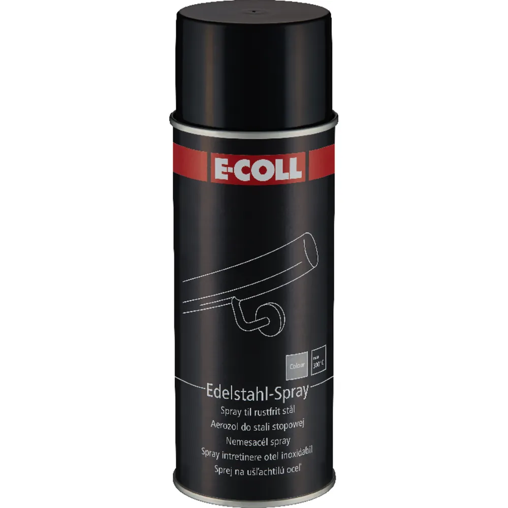 E-COLL EE Edelstahl-Spray anthrazit silikonfrei Temperatur bis 300°C 400ml Dose Produktbild img1 L