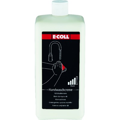 Produktbild von E-COLL - Handwaschcreme feinkörnig sand-/phosphatfrei 1 Liter Flasche