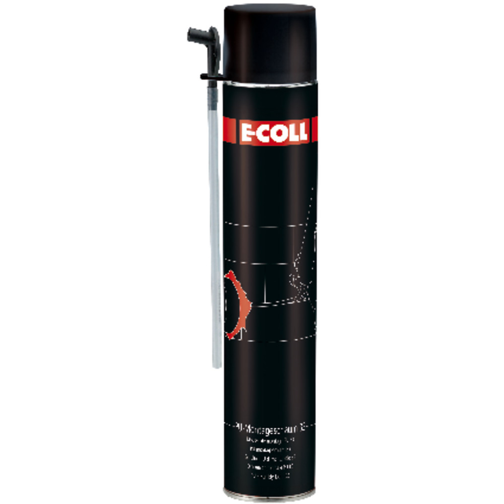 E-COLL PU-Montageschaum B3 (MDI) keine Deutschland-Zulassung 750ml Spraydose Produktbild img1 L