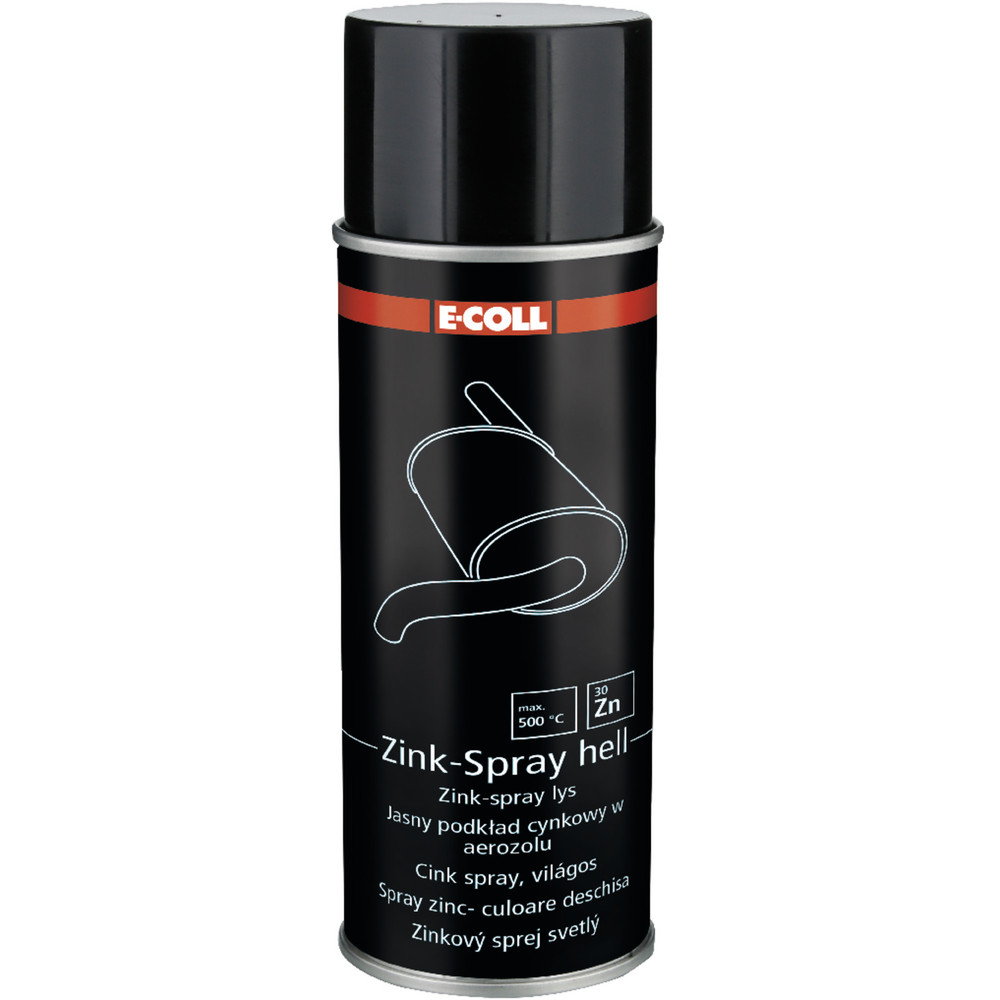 E-COLL EE Zink-Spray hell silikonhaltig, silbergrau glänzend 400ml Spraydose Produktbild img1 L