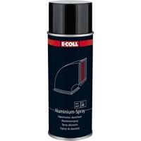 Produktbild von E-COLL - Alu-Spray 800 silberglanz hell, Hitzebeständig bis 800°C, 400ml Dose