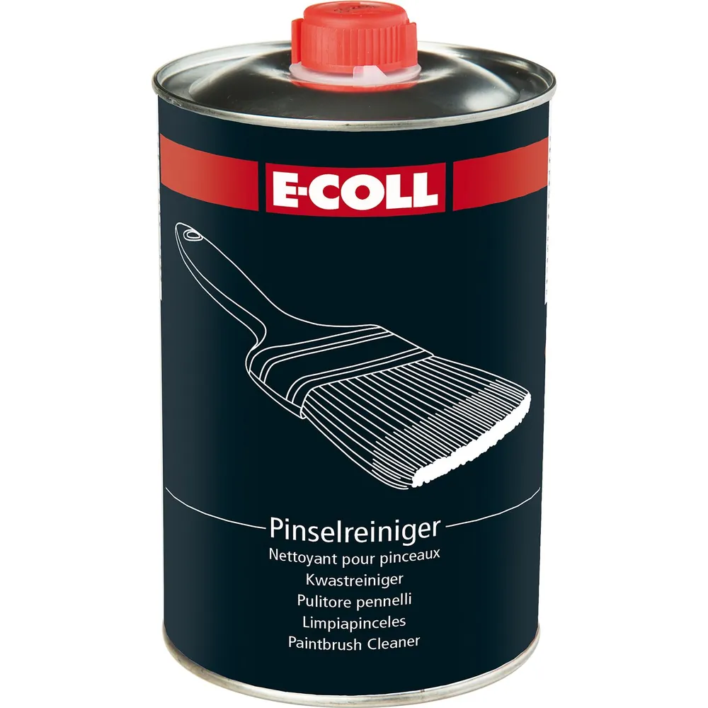 E-COLL Pinselreiniger silikonfrei, geruchsmildes Reinigungsmittel 1L Dose Produktbild img1 L
