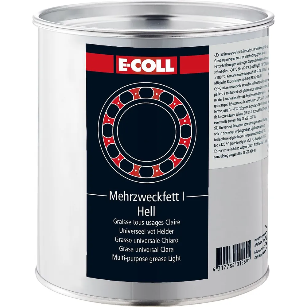 E-COLL Mehrzweck-Universalfett Typ I hell, säurefrei, 400gr Kartusche Produktbild img5 L
